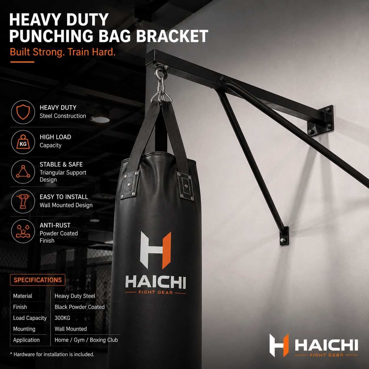 Wall Mounted Punching Bag Bracket